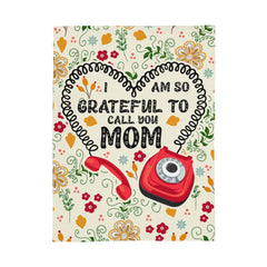 I Am So Grateful – Coral Fleece Blanket